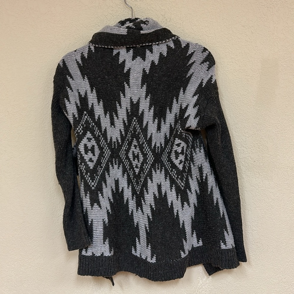 John Paul Richared womans boho Draped Open Front Cardigan sweater size S - Picture 6 of 6